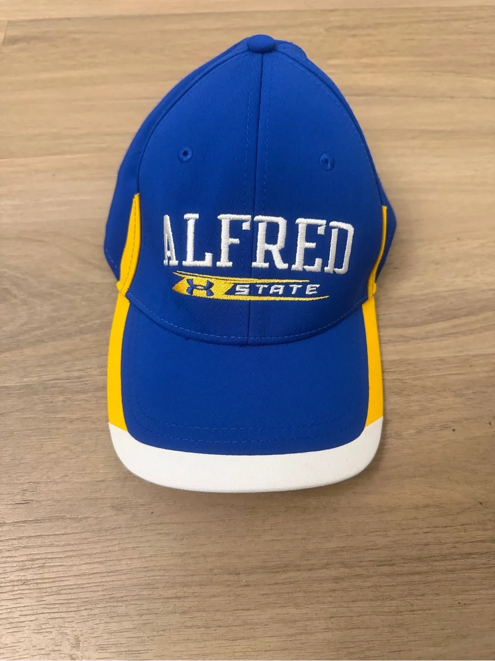 Under Armour Alfred State Blue & Yellow Baseball Cap